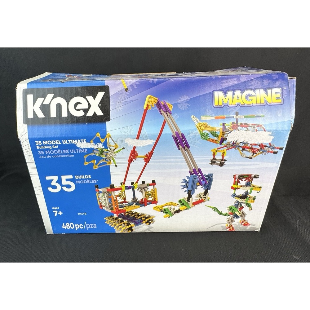 K'NEX Imagine 35 Model Building Set 480 Piece New In Package